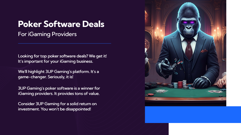 Best Deals on sale poker software for iGaming providers - 3UP Gaming image 12 - 3UP Gaming