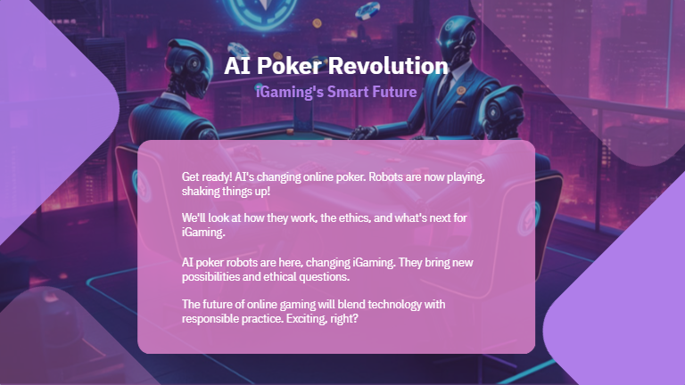 Robot Playing AI Poker: The Future of Online iGaming - 3UP Gaming image 18 - 3UP Gaming