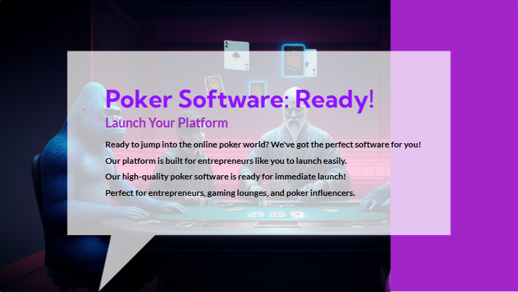 High-Quality Poker Software for Sale: Ready to Launch - 3UP Gaming High-Quality Poker Software for Sale: Ready to Launch