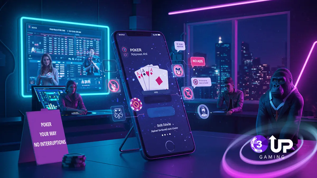 Best Free Poker Apps with No Ads in 2025: A 3UP Gaming Guide!