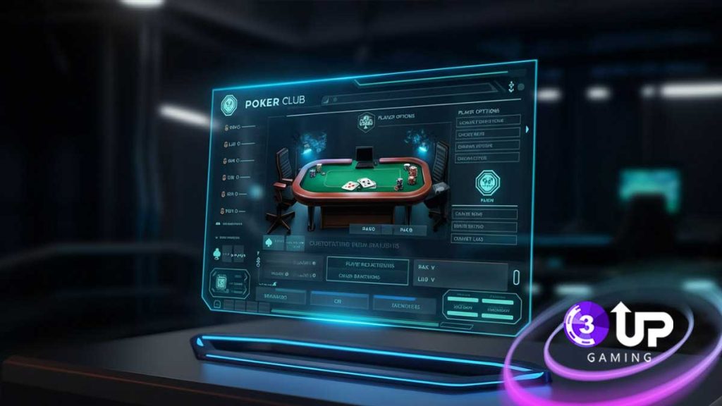 How to start up your own poker clubs with professional poker software 4 | 3UP Gaming