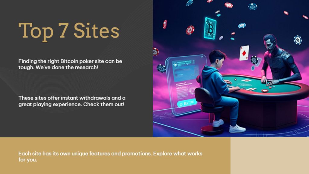 Top 7 Bitcoin Poker Sites with Instant Withdrawals - 3UP Gaming Top 7 Bitcoin Poker Sites with Instant Withdrawals